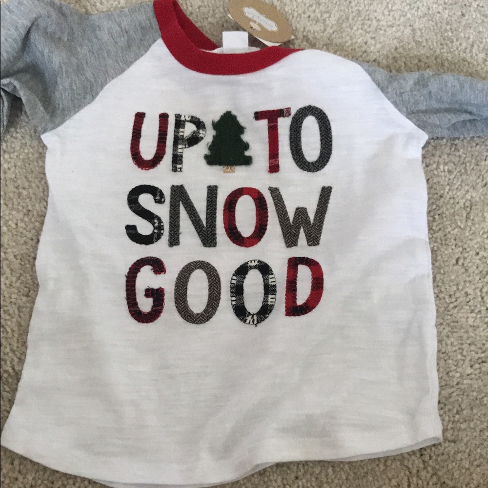 Boys Mudpie Christmas shirt. Never worn